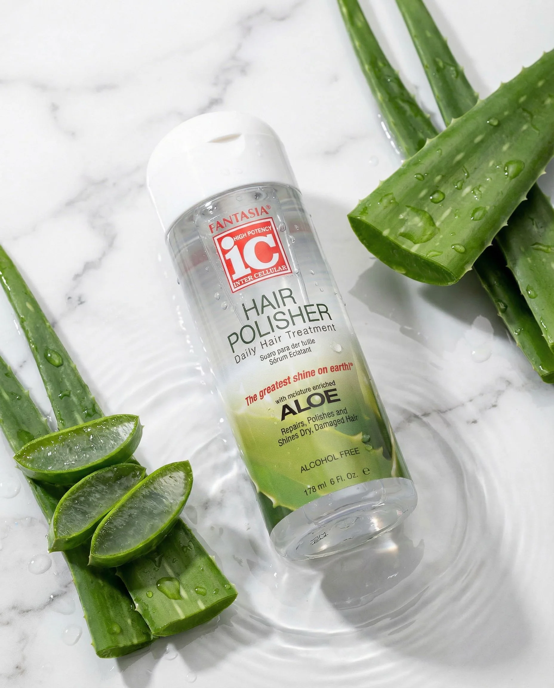 IC HAIR POLISHER SERUM ‣ 6 oz. Aloe - Image 3