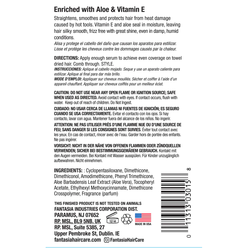 HEAT PROTECTOR ‣ Straightening Serum (6 Fl. Oz.) - Image 4